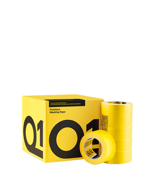 Q1 Taśma maskująca Premium, Żółta; 48 mm x 50 m