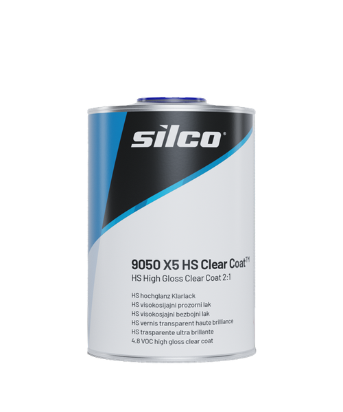 Silco Lakier bezbarwny 9050 X5 Clear Coat, HS; 1 l