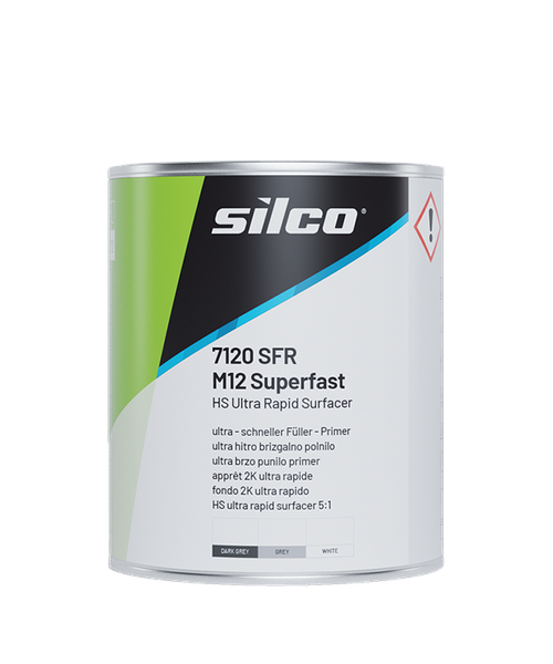 Silco Podkład akrylowy 7120 M12 SFR Superfast, HS, Szary; 1 l