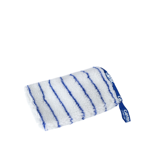 [11301106] Wash-Glove Microfibre Blue/ White